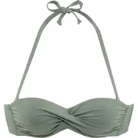 s.Oliver Top de biquíni verde pastel