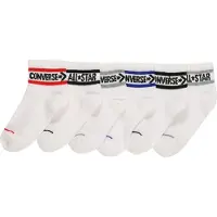 Converse Kids Meias Basic Wordmark Quarter 6 Pares