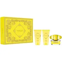 Versace Conjunto de presente Yellow Diamonds eau de toilette 50 ml, gel de duche e creme de corpo de 50ml