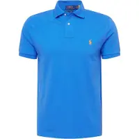 Ralph Lauren para homem. 710782592011 O icônico polo de piquê Custom Slim Fit azul (M), Casual, Algodão, Manga curta