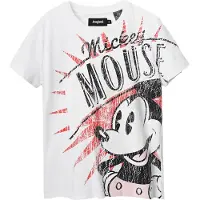 Desigual T-Shirt mangas curtas TS_MICKEY BOOM mulheres - Branco - EU L