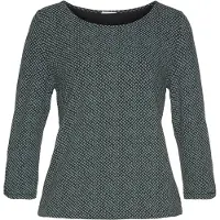 LASCANA Blusa verde / preto