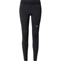 Newline Calças de desporto cinzento-prateado / preto