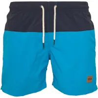 Urban Classics Calções de banho azul céu / azul escuro
