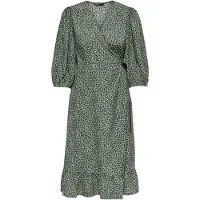 ONLY Vestido De Manga 3/4 Olivia Wrap Midi