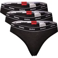 HUGO Tanga preto / branco