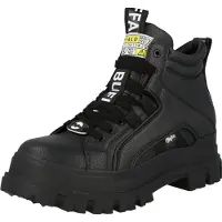 Buffalo Botas com atacadores 'Aspha' preto / branco
