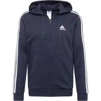 Adidas Casaco com Capuz em Moletão 3-Stripes Essentials