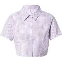 ONLY Blusa 'JADE' lavanda / roxo claro / branco
