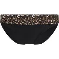 LASCANA Cueca biquíni castanho / amarelo / preto
