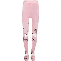 Ewers Collants castanho / rosa / branco