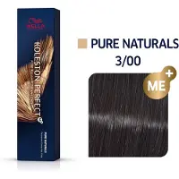 Wella Koleston Perfect Me coloração profissional para cabelo 60ml 3/00 Castanho escuro naturale intenso