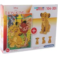 Clementoni SuperColor O Rei Leão Puzzle 3D Unissexo 6+ anos 104 peças