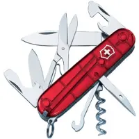 Victorinox Climber vermelho transparente 1.3703.T canivete suiço