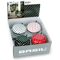 Basil Campainha De Bicicleta Big Polkadot 80 Mm 4 Unidades