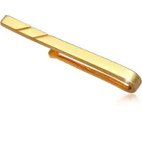 KUZZOI Clipe de gravata ouro