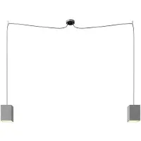 Creative Cables Luminária Pendente Spider Cube 2 Falls With Bulbs