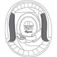 AGV Almofadas Para Bochechas X70