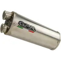Gpr Exclusive Sistema De Escape Completo Homologado Dual Inox T-max 560 20-22 Euro 5 Cat
