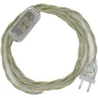 Creative Cables Cabo De Lâmpada Braided 1.80 M