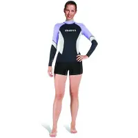 Mares Rash Guard Manga Comprida Rash Guard Upf Block +80 She Dives