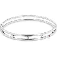 Tommy Hilfiger Bracciale Solido Cristalli — Bracciale