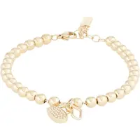 HUGO BOSS Charming gold-plated Bracciale with crystals Beads 1580287