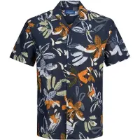 Jack & Jones Camisa De Manga Curta Flowerpower Resort