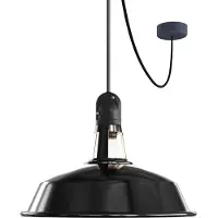Creative Cables Luminária Pendente Eiva Elegant With Lampshade And Bulb 5 M