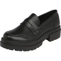 About You Sapato Slip-on 'Valerie Loafer' preto