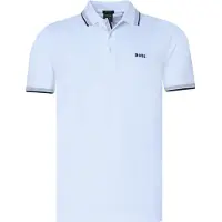 BOSS para homem. 50469055 Polo Paddy branco (M), Casual, Algodão, Manga curta