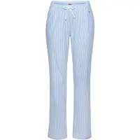 s.Oliver Calças de pijama azul claro / branco
