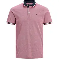 Jack & Jones Camisa 'Paulos' navy / eosin / vermelho / branco