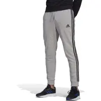 Adidas Calças Afuniladas em Fleece 3-Stripes Essentials