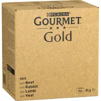 Purina Comida Húmida Para Gatos Gourmet Mousse 96x85g Ouro