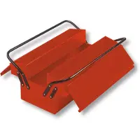 Bahco Caixa De Ferramentas De Metal Com A Possibilidade De Colocar Um Cadeado 275 Mmx210 Mmx435 Mm 3 Compartimentos