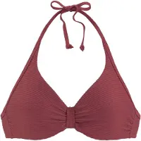 Sunseeker Top de biquíni vermelho cereja