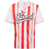 Karl kani Camisa creme / laranja / vermelho / branco