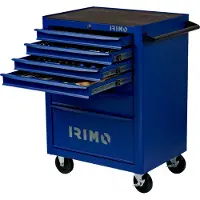 Irimo Carrinho De 26´´ Com 7 Gavetas Com 222 Ferramentas De Espuma