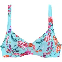 Sunseeker Top de biquíni azul céu / verde / laranja / vermelho