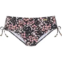 LASCANA Cueca biquíni mistura de cores / preto