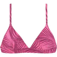 LASCANA Top de biquíni desportivo rosa / bordeaux / branco