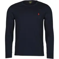 Ralph Lauren para homem. 710671468024 Camiseta de malha jersey Custom Slim Fit marinho (XS), Casual, Algodão, Manga comprida