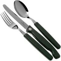 Victorinox Swiss Classic Picnic Set 6.7193.3F Black, conjunto de talheres de 3 peças