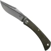 FOX Knives Libar FX-582 Green Canvas Micarta navalha slipjoint