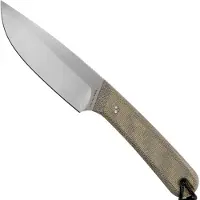 The James Brand Faca The Hell Gap - OD Green / Stainless / Micarta / Straight