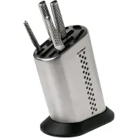 Global 0836 Conjunto de facas de 5 peças com bloco
