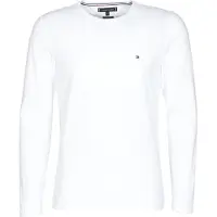 Tommy Hilfiger T-shirt mangas compridas STRETCH SLIM FIT LONG SLEEVE TEE homens - Branco - EU XXL