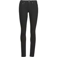G-Star Gangas Skinny Raw Midge Zip Mid Skinny Wmn mulheres - Preto - US 25 / 32