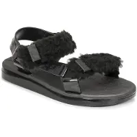 Melissa Sandálias rasas PAPETTE FLUFFY RIDER AD mulheres - Preto - 41 / 42